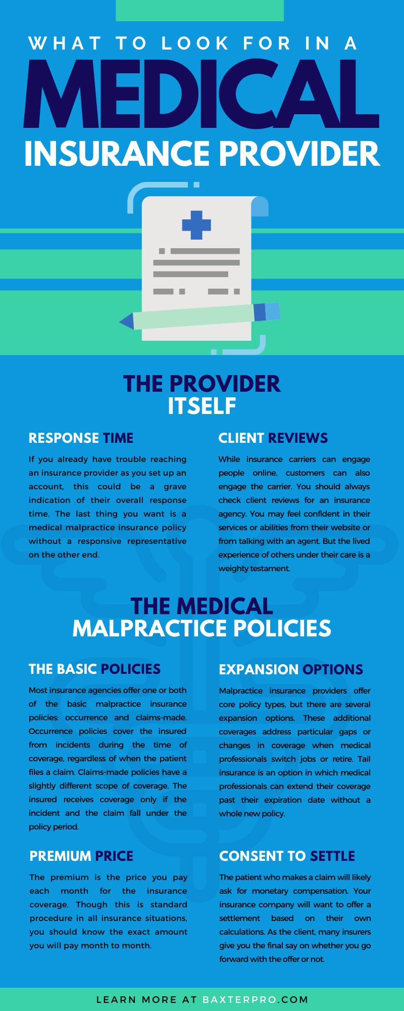 What To Look for in a Malpractice Insurance Provider