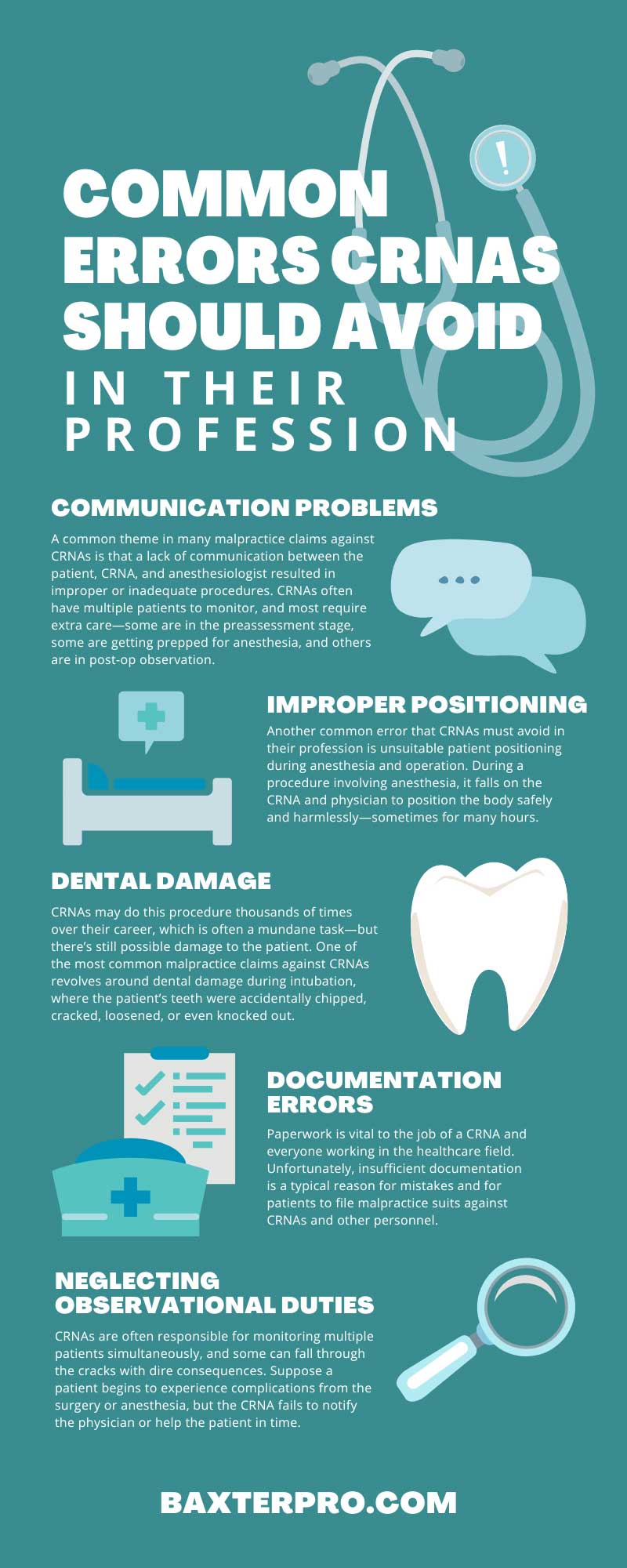 6 Common Errors CRNAs Should Avoid in Their Profession